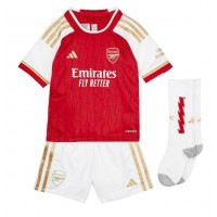 Arsenal Martin Odegaard #8 Domáci Detský futbalový dres 2023-24 Krátky Rukáv (+ trenírky)